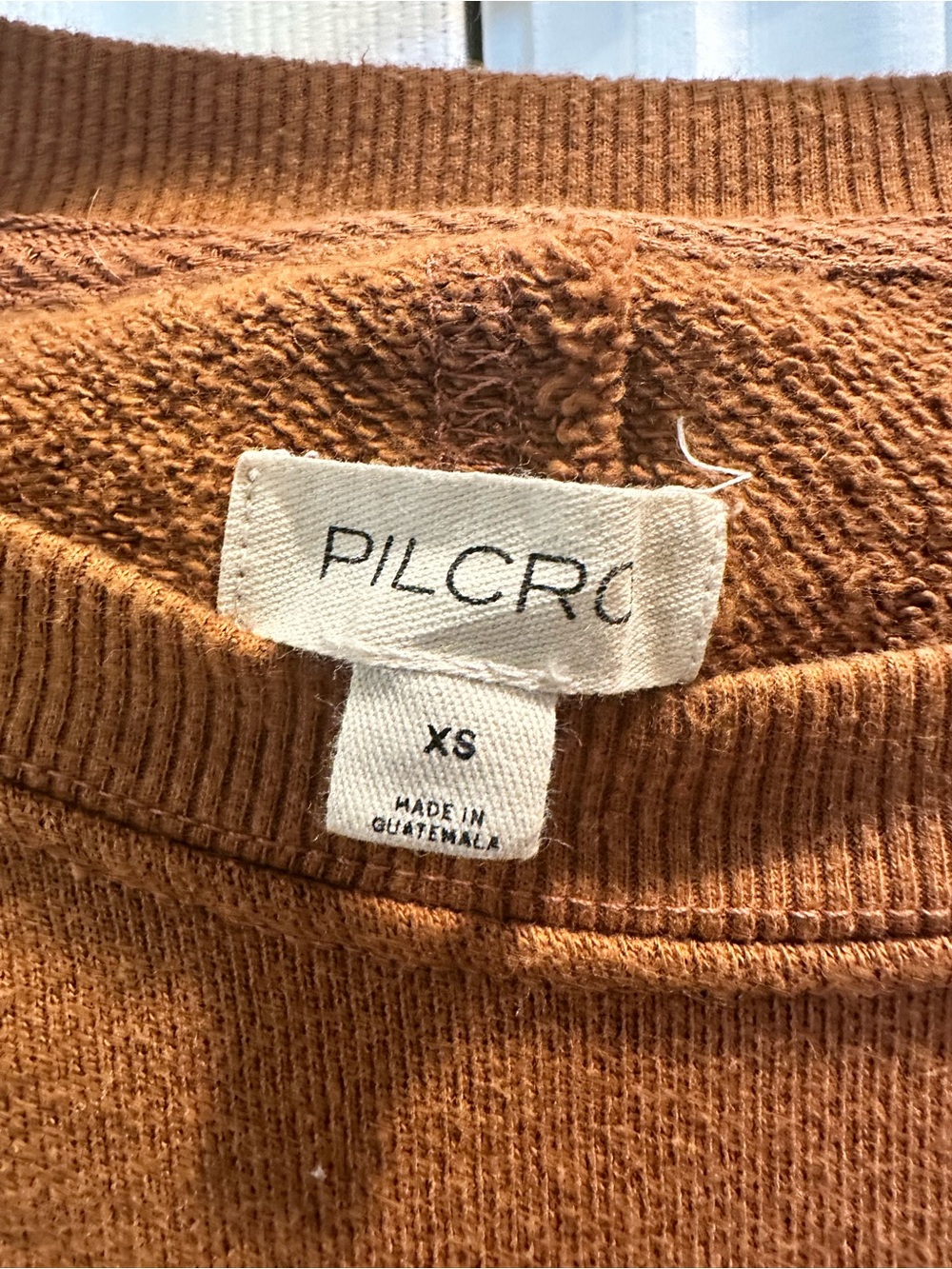 Anthropologie Pilcro 1979 Western Horse Graphic Sweatshirt Brown XS - Picture 4 of 8
